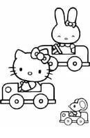 Hello Kitty kleurplaat 26